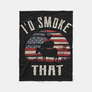 I'd Smoke That Fleece Blanket