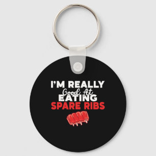 I'd Smoke That Funny Bbq Weed Keychain