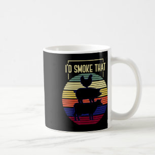 Id Smoke That Retro Barbecue  Coffee Mug
