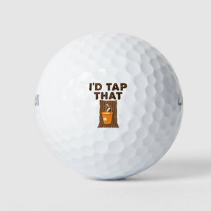 I'd Tap That Maple Sugaring Tree Syrup Golf Balls