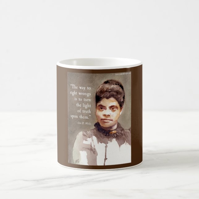 Ida B Wells And "Truth" Quote Coffee Mug (Center)