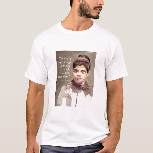 Ida B Wells And "Truth" Quote T-Shirt (Front)