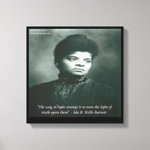 Ida B Wells Finding Truth Canvas Print