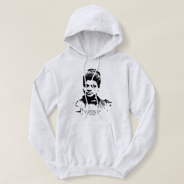 Ida B Wells Light of Truth Quote Hoodie (Design Front)