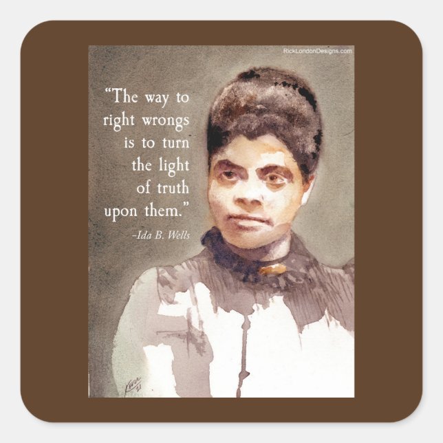 Ida B Wells & Stickers Citation (Devant)