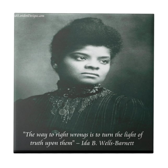 Ida B Wells & Truth Quote Tile (Front)
