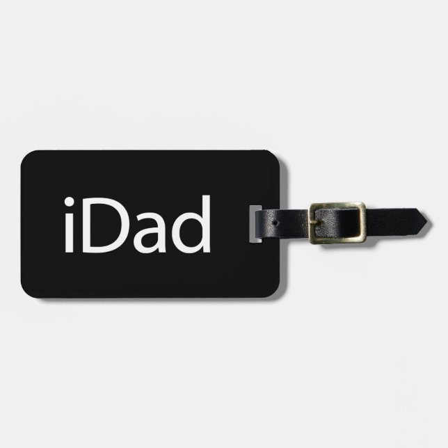 iDad Luggage Tag (i Dad) (Front Horizontal)