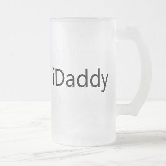 iDaddy Frosted Glass Beer Mug
