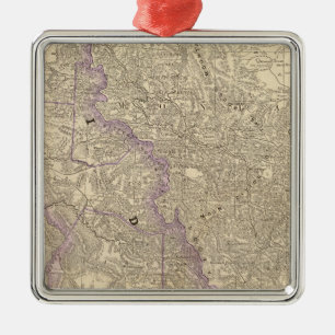 Idaho 3 metal ornament