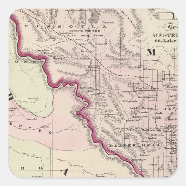 Idaho 5 square sticker (Front)