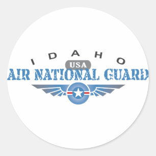 Idaho Air National Guard - USA Classic Round Sticker