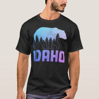 Idaho Bear Grizzly Pride Outdoor Hiking Nature T-Shirt