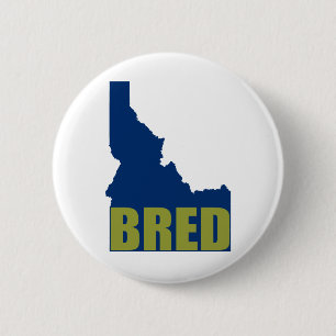Idaho Bred 2 Inch Round Button