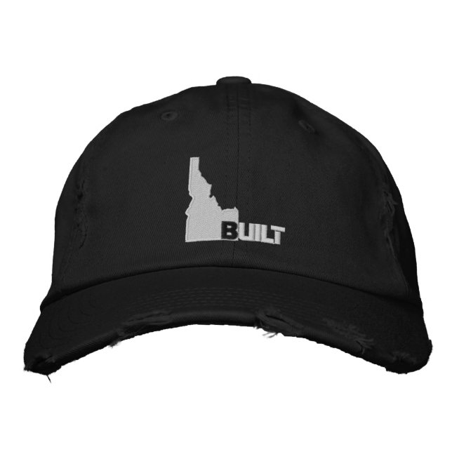 Idaho Built Classic Centre Embroidered Baseball Ca Hat (Front)