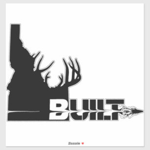 Idaho Built Deer Hunter Vinyl Decal
