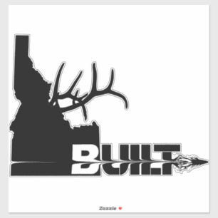 Idaho Built Elk Hunter Vinyl Decal