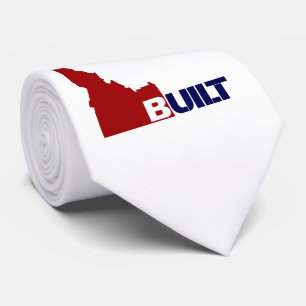 Idaho Built Red White & Blue Neck Tie