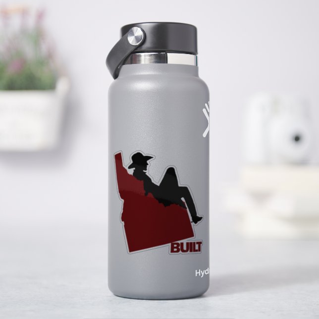 Idaho Cowboy Vinyl Decal (HydroFlask)