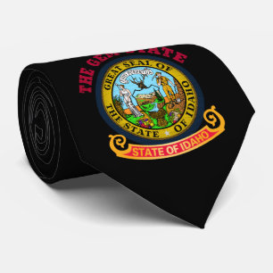 IDAHO CROSSROADS STATE FLAG TIE