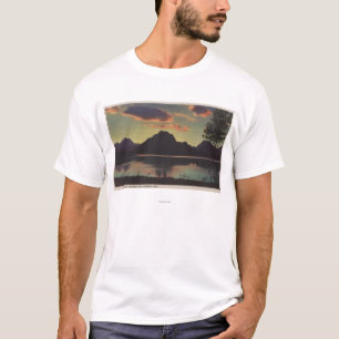 Idaho - Dusk View of Mt. Moran & Jackson Lake T-Shirt