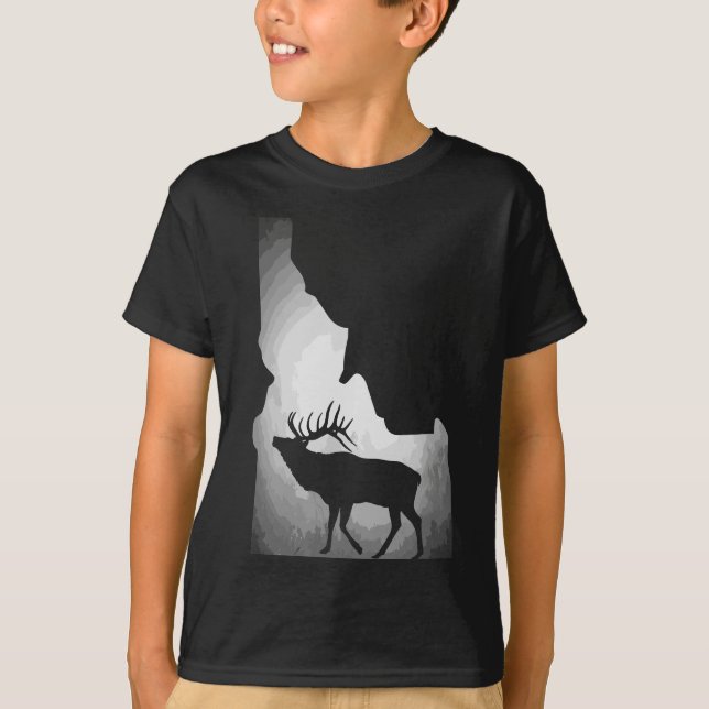 Idaho Elk Hunting T-Shirt (Front)