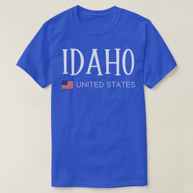 Idaho États-Unis TShirt 1 (Design devant)