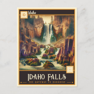 Idaho Falls, Idaho Vintage Postcard