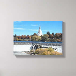 Idaho Falls Temple Canvas Print
