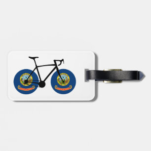 Idaho Flag Cycling Luggage Tag