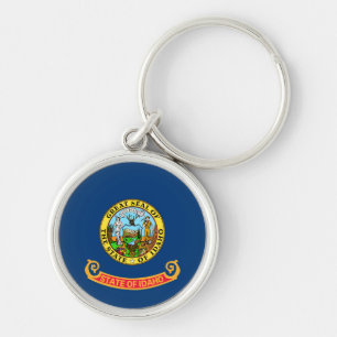 Idaho Flag Keychain