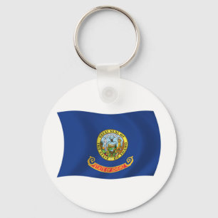 Idaho Flag Keychain