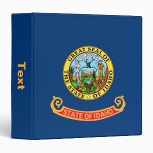 Idaho Flag: the Gem State, America Mountain West Binder