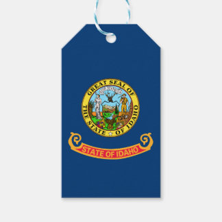 Idaho Flag: the Gem State, America Mountain West Gift Tags