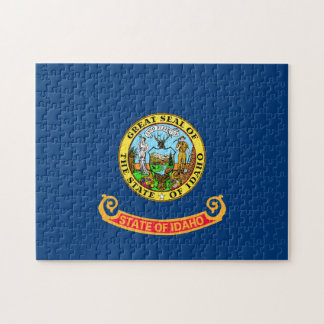 Idaho Flag: the Gem State, America Mountain West Jigsaw Puzzle