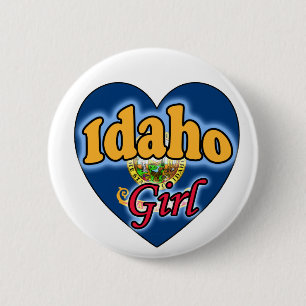 Idaho Girl 2 Inch Round Button