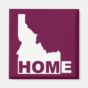 Idaho Home Away From State Fridge Magnet
