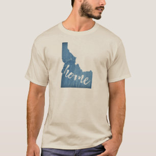Idaho Home Wood Grain T-Shirt