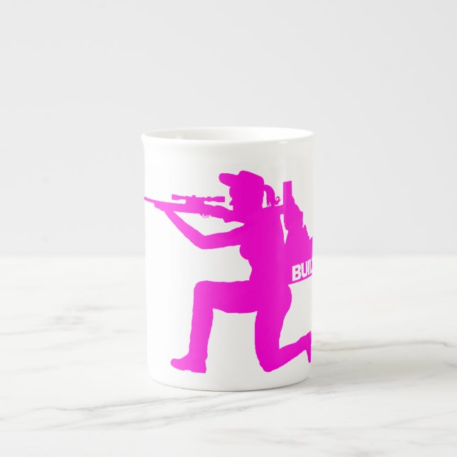 Idaho Huntress Bone China Mug (Front)