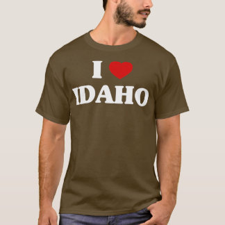 Idaho I Heart Idaho Proud US State I Love Idaho  T-Shirt