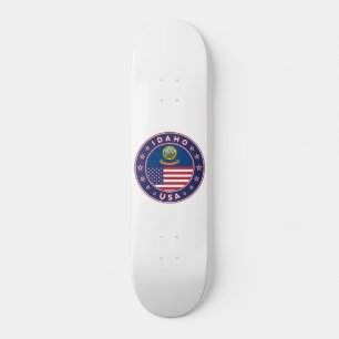 Idaho, Idaho USA, Idaho sticker Skateboard