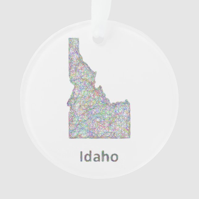 Idaho map ornament (Front)