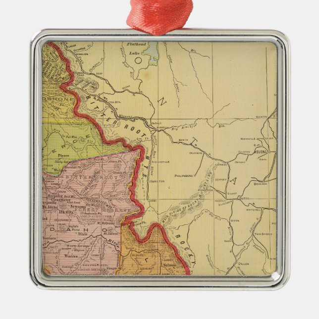 Idaho Metal Ornament (Front)