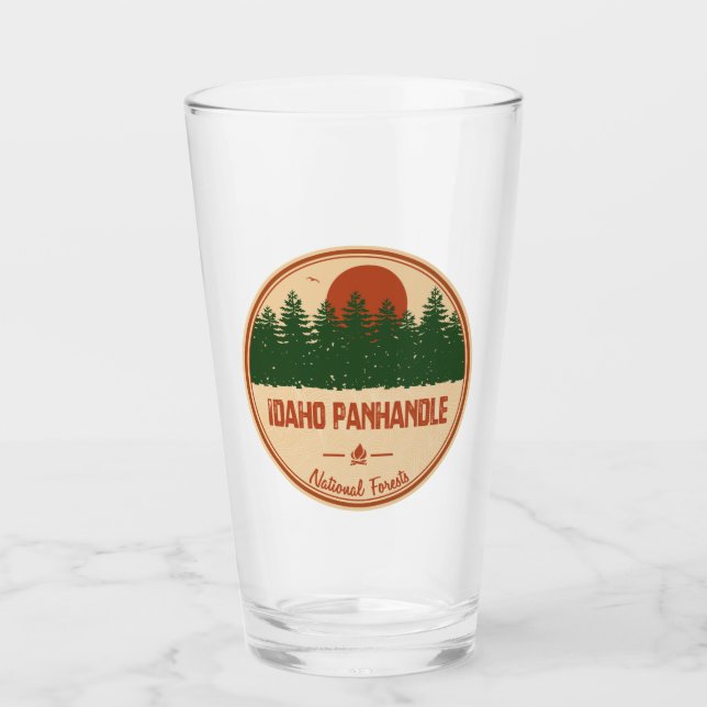 Idaho Panhandle National Forests Glass (Front)