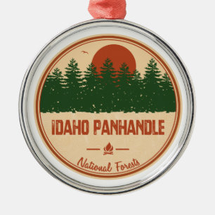 Idaho Panhandle National Forests Metal Ornament