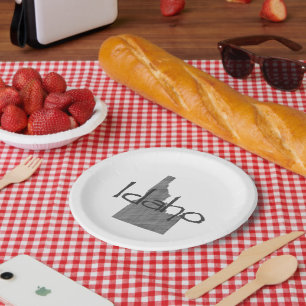 Idaho Paper Party Plates