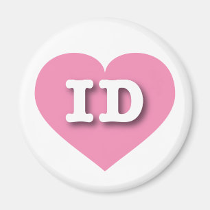 Idaho Pink Heart - Big Love Magnet