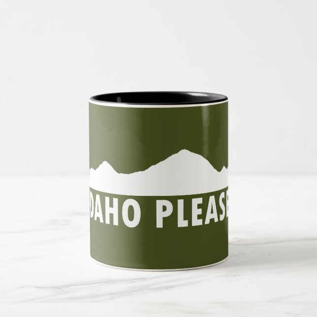 Idaho Please Two-Tone Coffee Mug (Center)