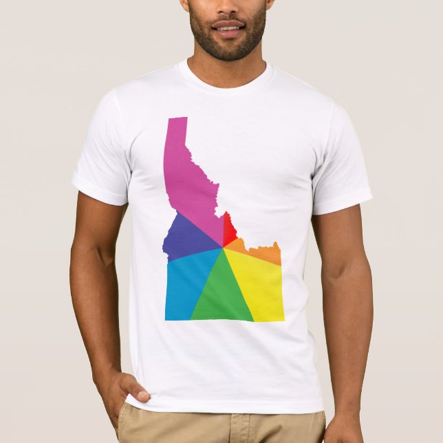 idaho pride. angled. T-Shirt (Front)