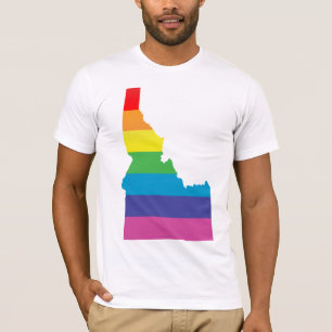 idaho pride. striped. T-Shirt