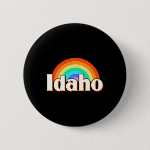 Idaho Rainbow 2 Inch Round Button